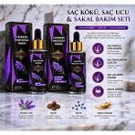 Mor & Pembe Mor&pembe Lavender Saç Bakım Seti, Saç Onarım ve Kök Serumu, Kafein, Biotin, Kırmızı Ginseng, 2X50 ml