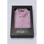 Mor Polo Yaka Pike Kısa Kol Slim Fit Pamuklu Hediye Kutulu Tişört 1011260169