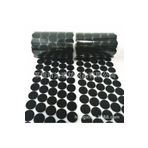 Mor Salkım Home Halı Altı Kaydırmaz Çırt Bant (2 Cm Çap) Minik Çırtlı Bant 50 Çift (Siyah)