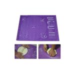 Mor Silikon Hamur Açma Matı 45x60 Cm