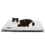 Mora Pets Kendinden ısıtan kedi yatağı, kendinden ısıtmalı kedi köpek matı, 60 x 45,7 cm, ekstra sıcak termal evcil hayvan pedi, iç mekan, dış mekan evcil hayvanlar için, çıkarılabilir kılıflı, kaymaz, alt