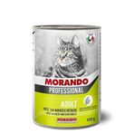Morando MİGLİOR GATTE PROFESYONEL YETİŞKİN KEDİ MAMASI KONSERVE BİFTEKLİ & SEBZELİ PÜRE 400 G