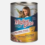 Morando Tavuk ve Hindi Parçacıklı 100 gr Konserve Kedi Maması