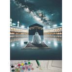 Moranka Sayılarla Boyama Tuval Seti Fırça Boya Dahil (Çıtalı) 40X50 cm - Kabe - 40 Cm X 50Cm