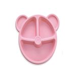 MorBebe Lüx Mama Tabağı Çocuk ve Bebek [ PEMBE ]