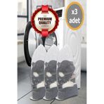 MorBebe MorPort 3 Adet Bebek Çamaşır Yıkama Torbası 35x45