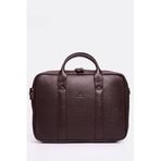 MORCA Macbook Organizer Hakiki Deri Laptop Evrak Çantası 13" & 14" İnç Kahve Naturel