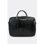 Morca Macbook Organizer Laptop Evrak Çantası 13" & 14" Inç Siyah Kroko