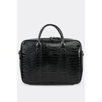 MORCA Macbook Organizer Laptop Evrak Çantası 15.6" & 16" Inç Siyah Kroko