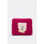 Morca Teddy Bear Tablet Kılıfı 10” & 11” Inç Uyumlu Fuşya