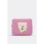 Morca Teddy Bear Tablet Kılıfı 10” & 11” Inç Uyumlu Pembe