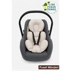 mordesign Bel Destekli Ortopedik Bebek Puset Minderi, Morremix Serisi, Sand