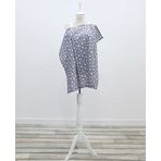 Mordesign Gri Stars Emzirme Önlüğü