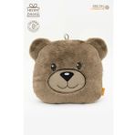Mordesign Peluş Ayı Yastık, Sevimli Ayı Nakışlı Kırlent, Peluş Ayı Oyuncak, Bebek Yastık, Morbear Serisi