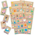 More Fiesta Baby Shower Loteria Bingo Oyunu İngilizce 40 Oyuncu için