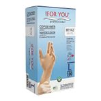 MORE FOR YOU Tek Kullanımlık Copolymer Eldiven 100'LÜ Beyaz (L)