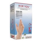 More For You Tek Kullanımlık Termo Vinil Eldiven 100'lü (L)