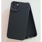 More Gsm iPhone 13 & 14 ile Uyumlu Kamera Korumalı Lansman içi Kadife Soft Esnek Yapıya Sahip Darbeye Dayanıklı Sıvı Silikon Kılıf (Siyah)