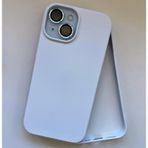 More Gsm iPhone 15 ile Uyumlu Lansman içi Kadife Soft Esnek Yapıya Sahip Darbeye Dayanıklı Sıvı Silikon Kılıf (Beyaz)