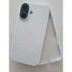 More Gsm iPhone 16 ile Uyumlu Lansman içi Kadife Soft Esnek Yapıya Sahip Darbeye Dayanıklı Sıvı Silikon Kılıf (Beyaz)