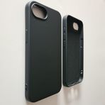 More Gsm iPhone 16e ile Uyumlu Lansman içi Kadife Soft Esnek Yapıya Sahip Darbeye Dayanıklı Sıvı Silikon Kılıf (Siyah)