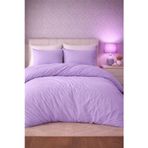 More Home Çift Kişilik Yorgan Kılıfı + Yastık Kılıfı Lila