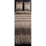 More Home Tek Kişilik Pamuklu Nevresim Takımı Lastikli Çarşaf Leopar Desenli