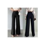 MORE MOSS Yandan Fermuarlı Krep Pantolon