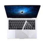 More TR Apple Macbook 16" Touch Bar A2141 Zore Klavye Koruyucu Şeffaf Silikon Ped