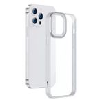 More TR Baseus Crystal iPhone 13 Pro 6.1 Jel Çerçeve Zırhlı Silikon Telefon Kılıfı