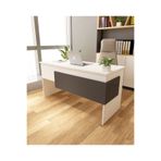Morepp Karen 60x144 Çalışma Masası Ofis Masası Bilgisayar Masası | Beyaz - Antrasit