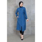 MORESUN Fermuarlı Tunik Açık 38-40