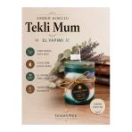 Moresun Golden Wick Akdeniz Esintisi Amber Kokulu Dekoratif Mum – El Yapımı Doğal Soya Wax, Uzun Süre Kalıcı