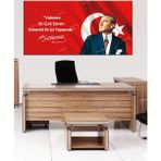 Morfil Sanat Atölyesi Atatürk Mustafa Kemal Makam Panosu Tablosu Kanvas Tablo Resmi Kurumlar Okullar