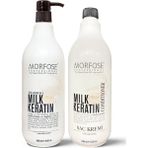 Morfose Milk Keratin Saç Bakım Seti 1000 ml Keratin İçerikli Saç Kremi ve Şampuan - 2