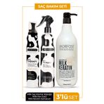 Morfose Milk Keratin Sütü Şampuanı 3'lü Saç Bakım Seti