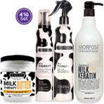 Morfose Milk Keratin Sütü Şampuanı 4'Lü Saç Bakım Ve Şekillendirme Seti - 1