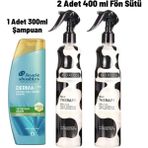 Morfose Milk Therapy Çift Fazlı Fön Sütü 400 ml 2 Adet + Head&shoulders Dermaxpro Yatıştırıcı Şampuan 300 ml