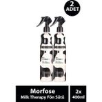 Morfose Milk Therapy Fön Sütü 400 ml Isıya Karşı Koruma Sağlayan Organik Ürün Tüm Saçlar İçin - Standart