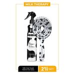 Morfose Milk Therapy Üç Boyutlu Oval Saç Fırçası + Milk Therapy Fön Sütü 400 ml