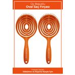 Morfose Pro Üç Boyutlu Oval Saç Fırçası X 2 Adet