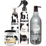 Morfose Sülfatsız Milk Biotin+Retinol Içerikli Tuzsuz Şampuanı 4'lü Saç Bakım ve Şekillendirme Seti
