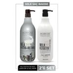 Morfose Tuzsuz Biotin Şampuan+milk Keratin Saç Bakım Kremi