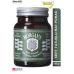 Morgan's Pomade Low Shine Firm Hold Matt Pomade -Sert Tutuş, Mat Saç Pomat (GREEN LABEL) 100 gr