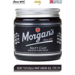 Morgan's Pomade Morgan's Matt Clay Smooth Firm Hold - Güçlü Tutuş Sağlayan Şekillendirici Kil 120 ml
