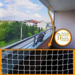 Morilu Kedi Filesi - 4 cm Göz 2.5 mm Ip - Balkon Kedi Ağı - 2 x 11 M