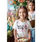 Morinna Kişiye İsme Özel Hello Kitty Kuromi My Melody Baskılı Çocuk Tişört T-Shirt MR-03