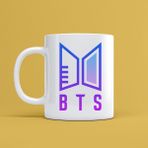 Morinna MR07 Bts Tasarımlı Beyaz Kupa