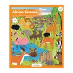 Moritoys African Savanna - 36 Parça XXL Yapboz, Gözlem ve Sayma Oyunu