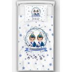 Morkeci Sünnet Yatak Örtüsü Iki Kardeş - 150 x 225 cm - Beyaz
